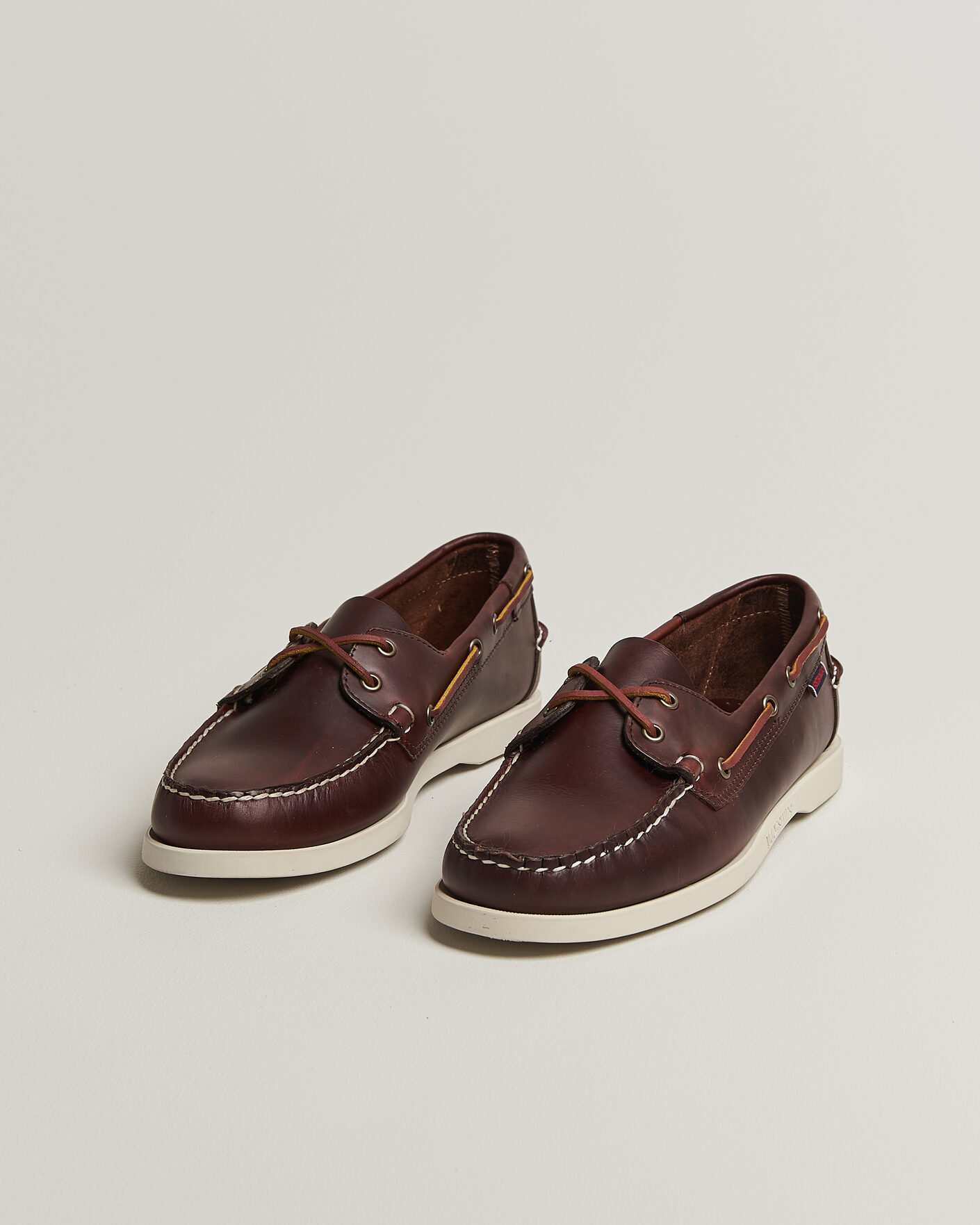 Homme | Chaussures Bateau | Sebago | Docksides Portland Waxed Boat Shoe Dark Brown