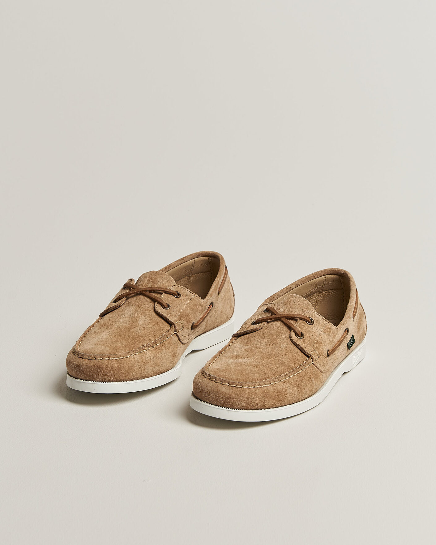 Homme | Chaussures Bateau | Paraboot | Barth Boat Shoe Beige Suede