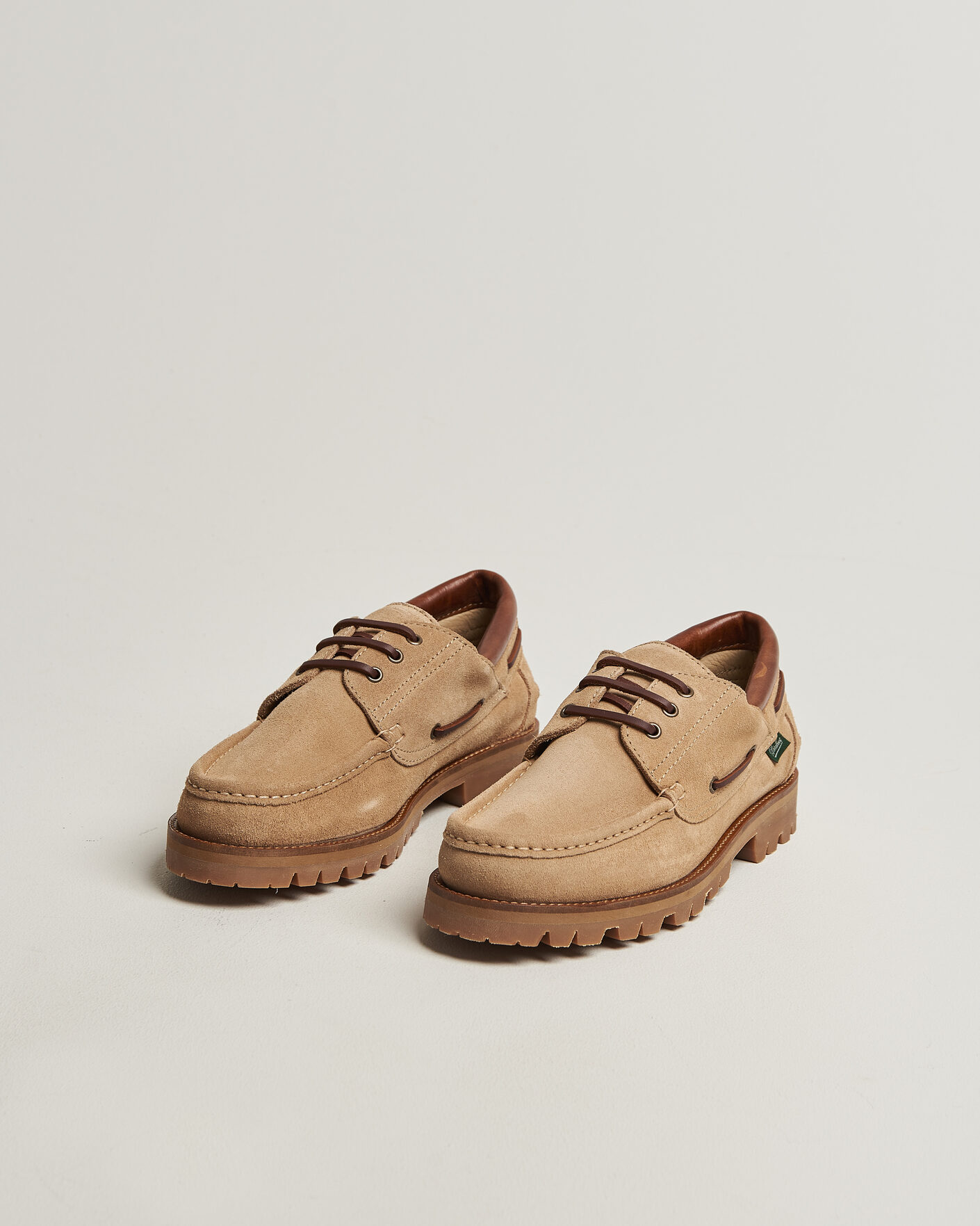 Homme | Derbies | Paraboot | Briac Moc Toe Derby Sand Suede