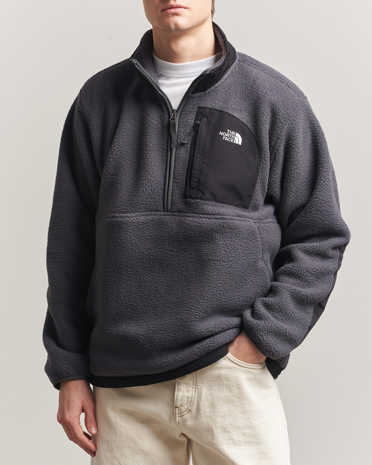 Homme | Pulls Et Tricots | The North Face | Yumiori Fleece Half Zip Asphalt Grey