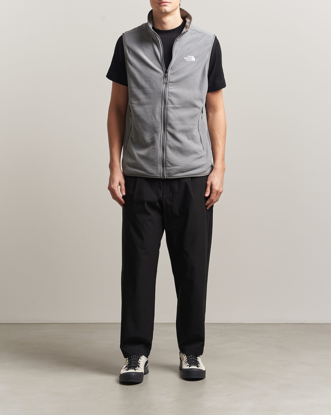 Homme | Pulls Et Tricots | The North Face | Glacier Fleece Vest Grey
