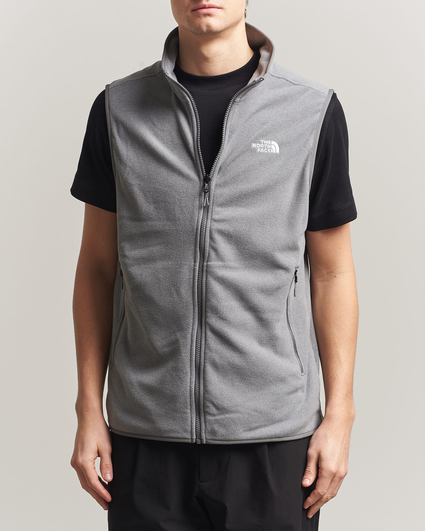Homme | Pulls Et Tricots | The North Face | Glacier Fleece Vest Grey