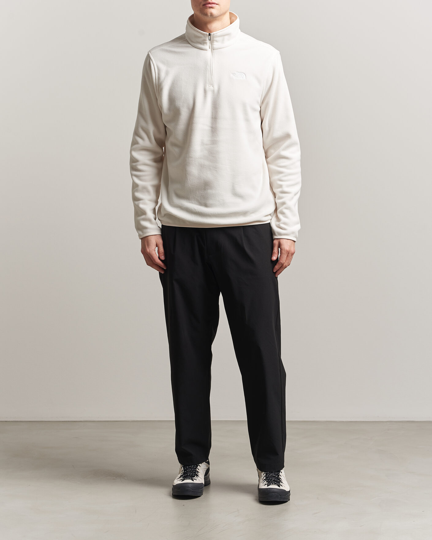 Homme | Pulls Et Tricots | The North Face | Glacier 1/4 Zip Fleece White Dune