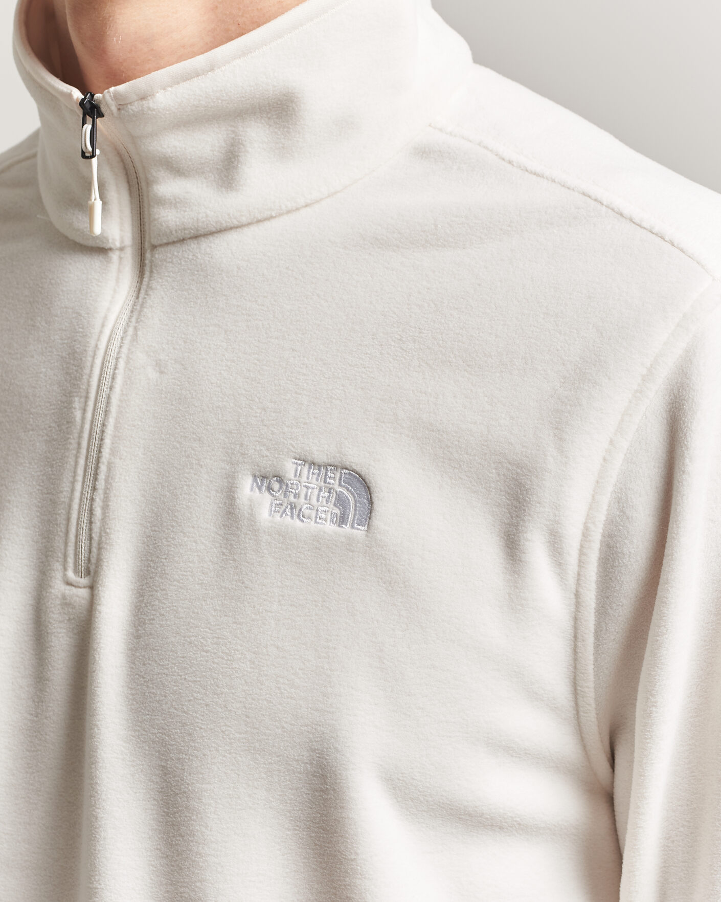Homme | Pulls Et Tricots | The North Face | Glacier 1/4 Zip Fleece White Dune
