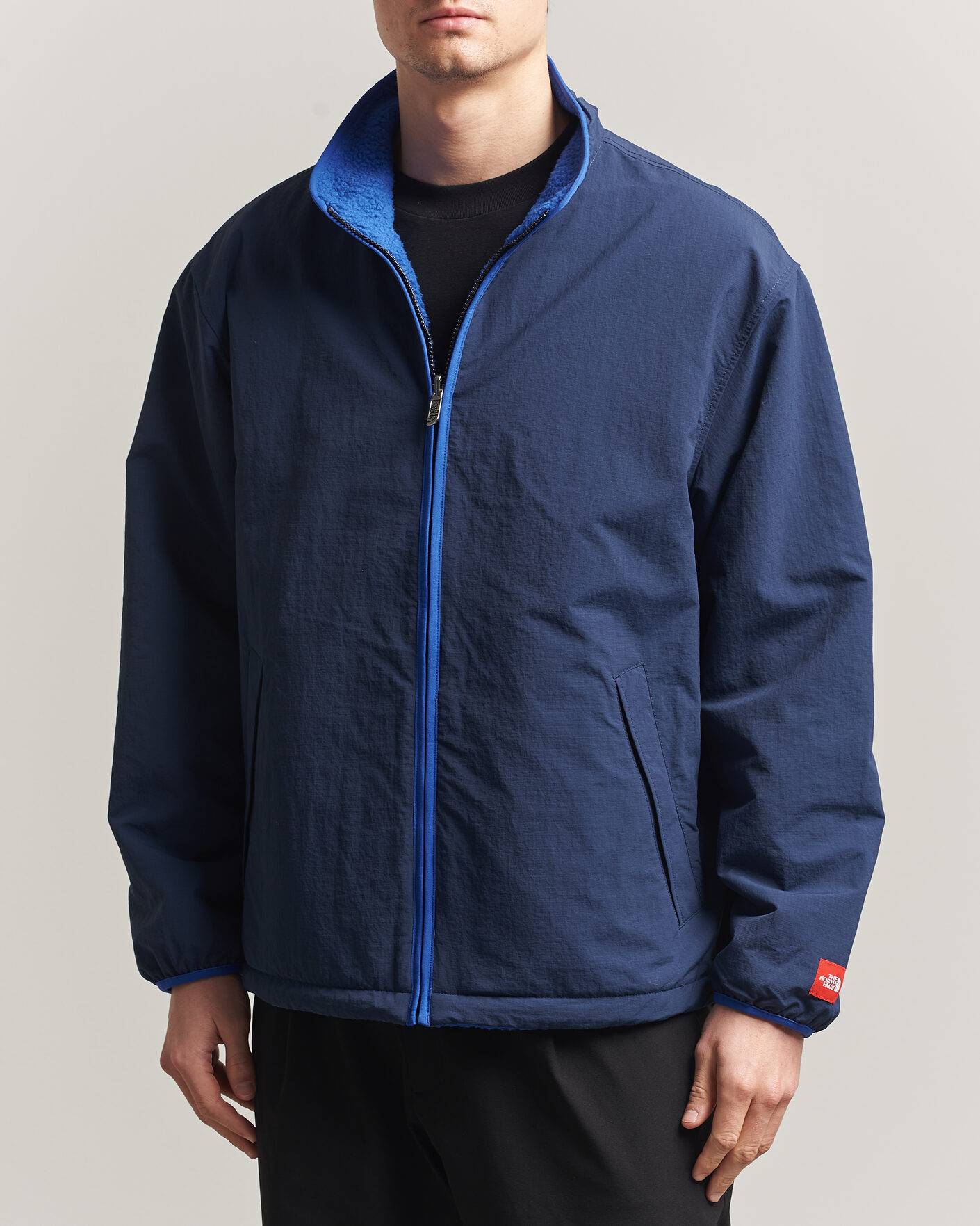 Homme | Manteaux Et Vestes | The North Face | Red Box Reversible Fleece Jacket Summit Navy