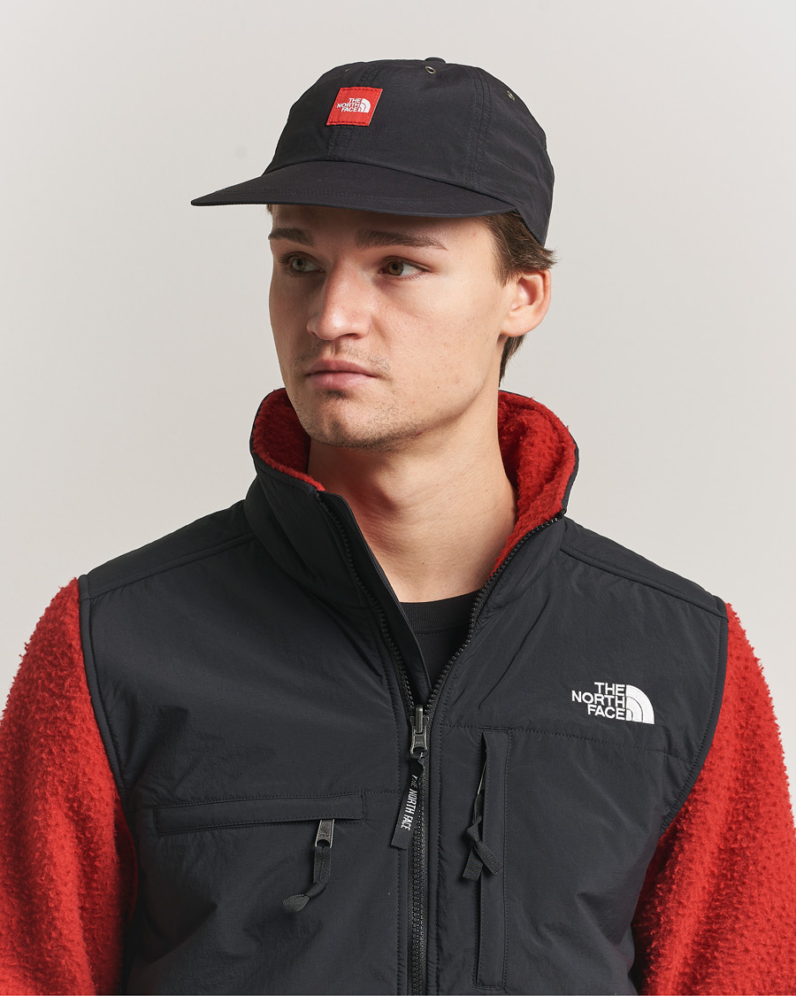 Homme | Bobs Et Casquettes | The North Face | Red Box Nylon Hat Black