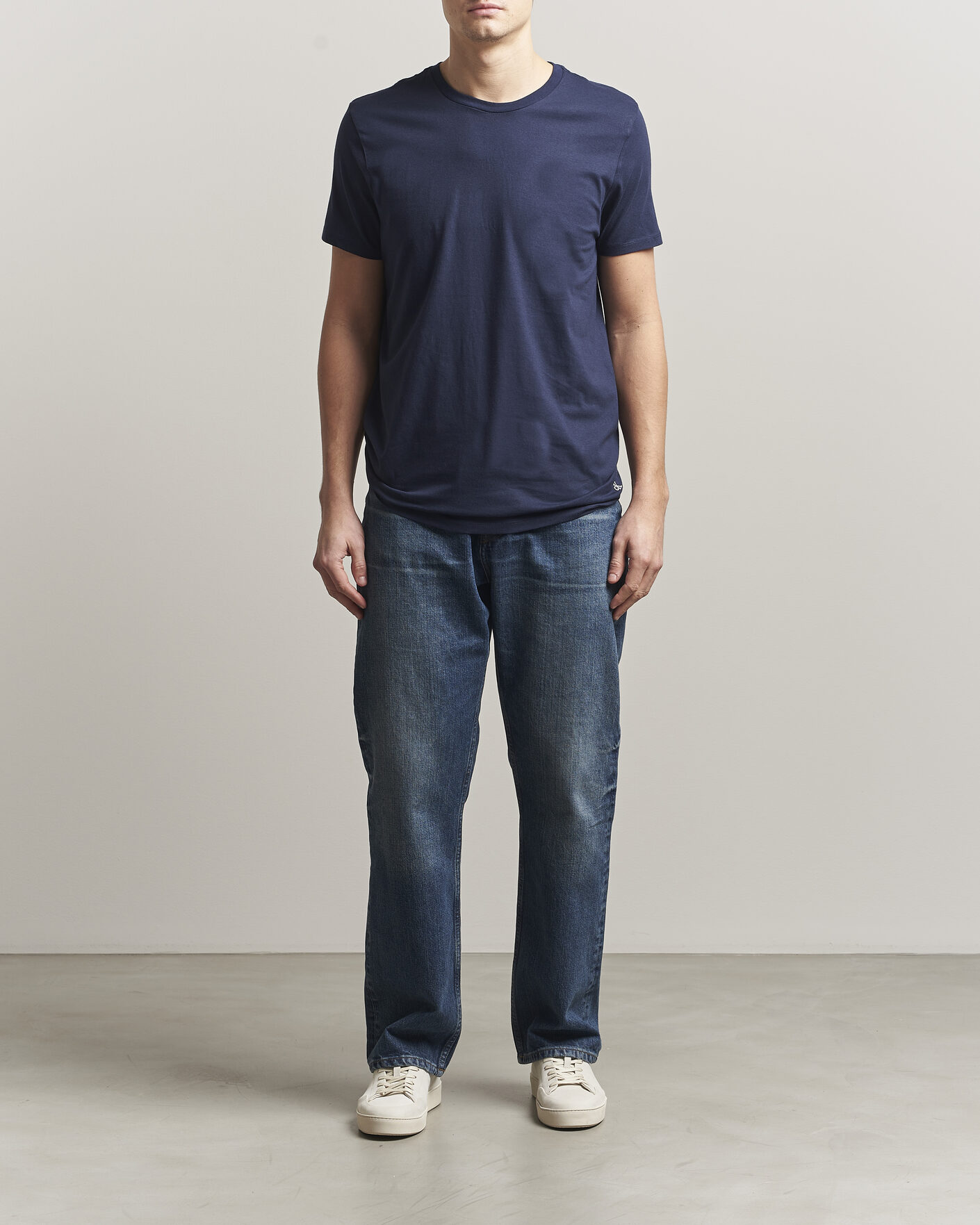 Homme | T-shirts | Calvin Klein | 3-Pack Cotton Crew Neck T-Shirt Navy/Red/Blue