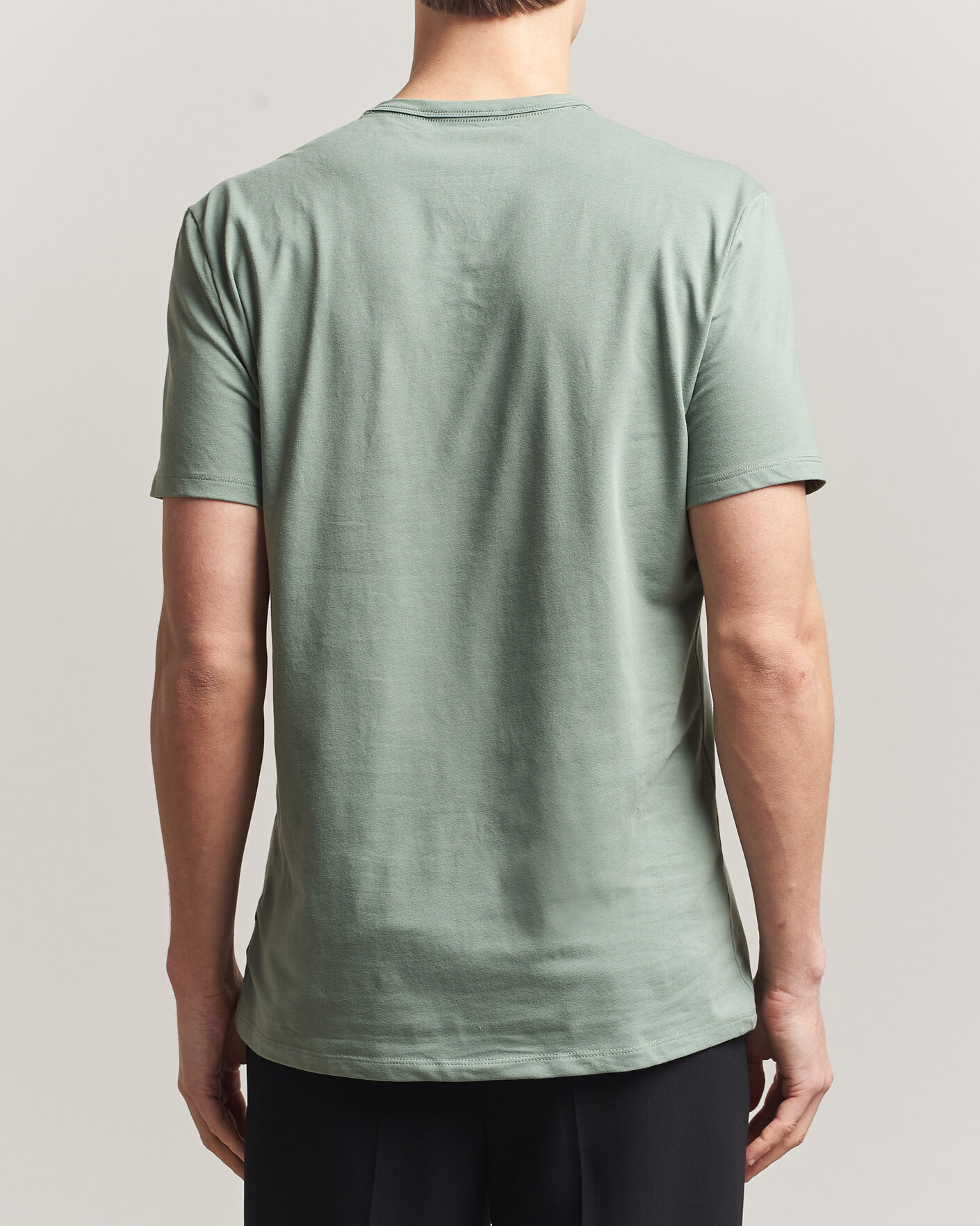 Homme | T-shirts | Calvin Klein | 3-Pack Cotton Stretch Crew Neck T-Shirt Black/Grey/Green