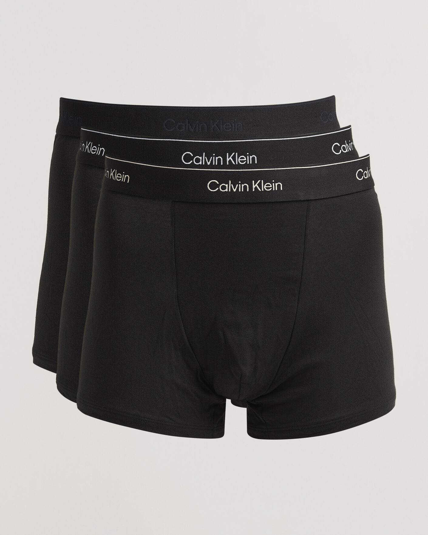 Homme | Sous-Vêtements Et Chaussettes | Calvin Klein | 3-Pack Icon Cotton Stretch Relaxed Trunk Black