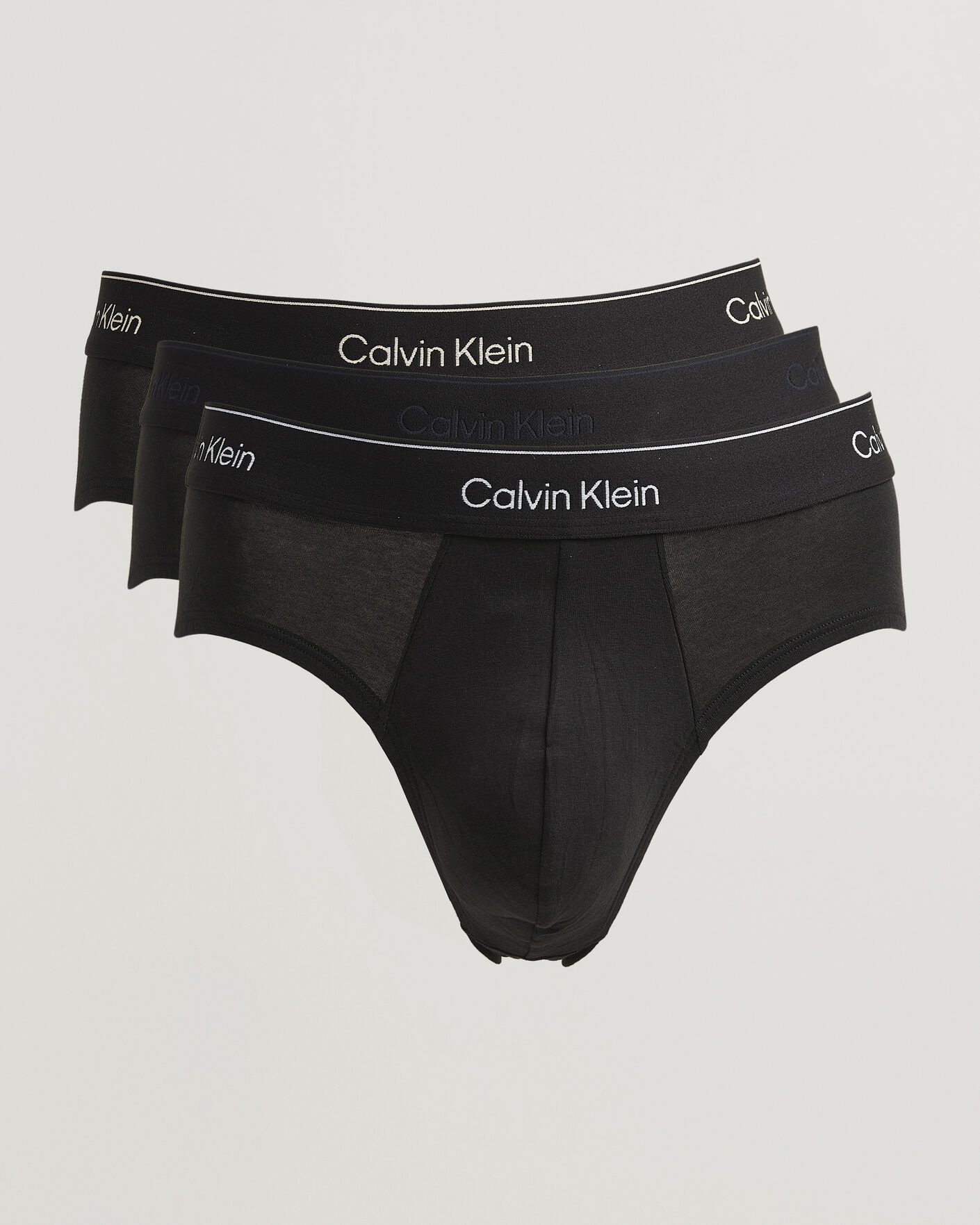Homme | Sous-Vêtements Et Chaussettes | Calvin Klein | 3-Pack Icon Cotton Stretch Hip Brief Black