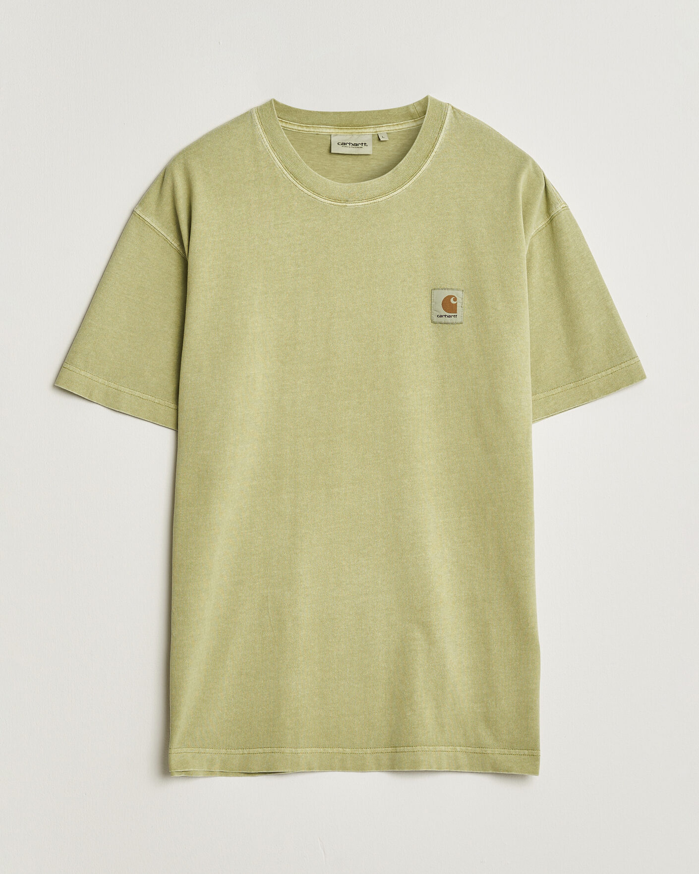 Homme | T-shirts | Carhartt WIP | Nelson Cotton T-Shirt Gentle Green