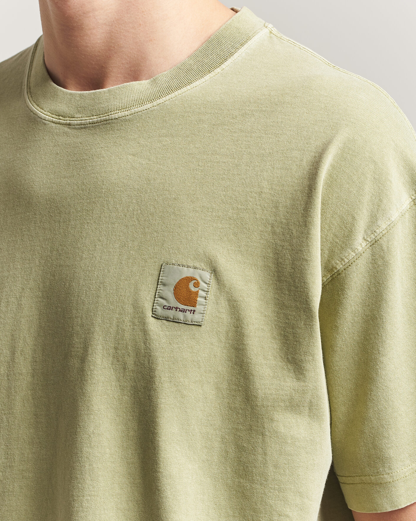 Homme | T-shirts | Carhartt WIP | Nelson Cotton T-Shirt Gentle Green