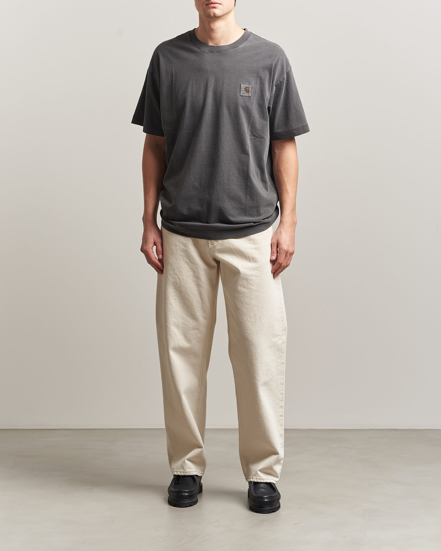 Homme | T-shirts | Carhartt WIP | Nelson Cotton T-Shirt Black