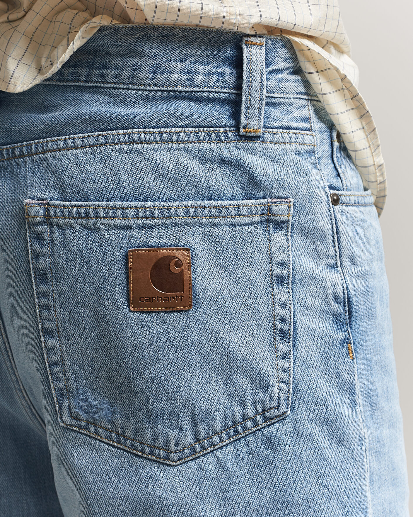 Homme | Chemises | Carhartt WIP | Aaron Pant Smith Denim Burst Washed