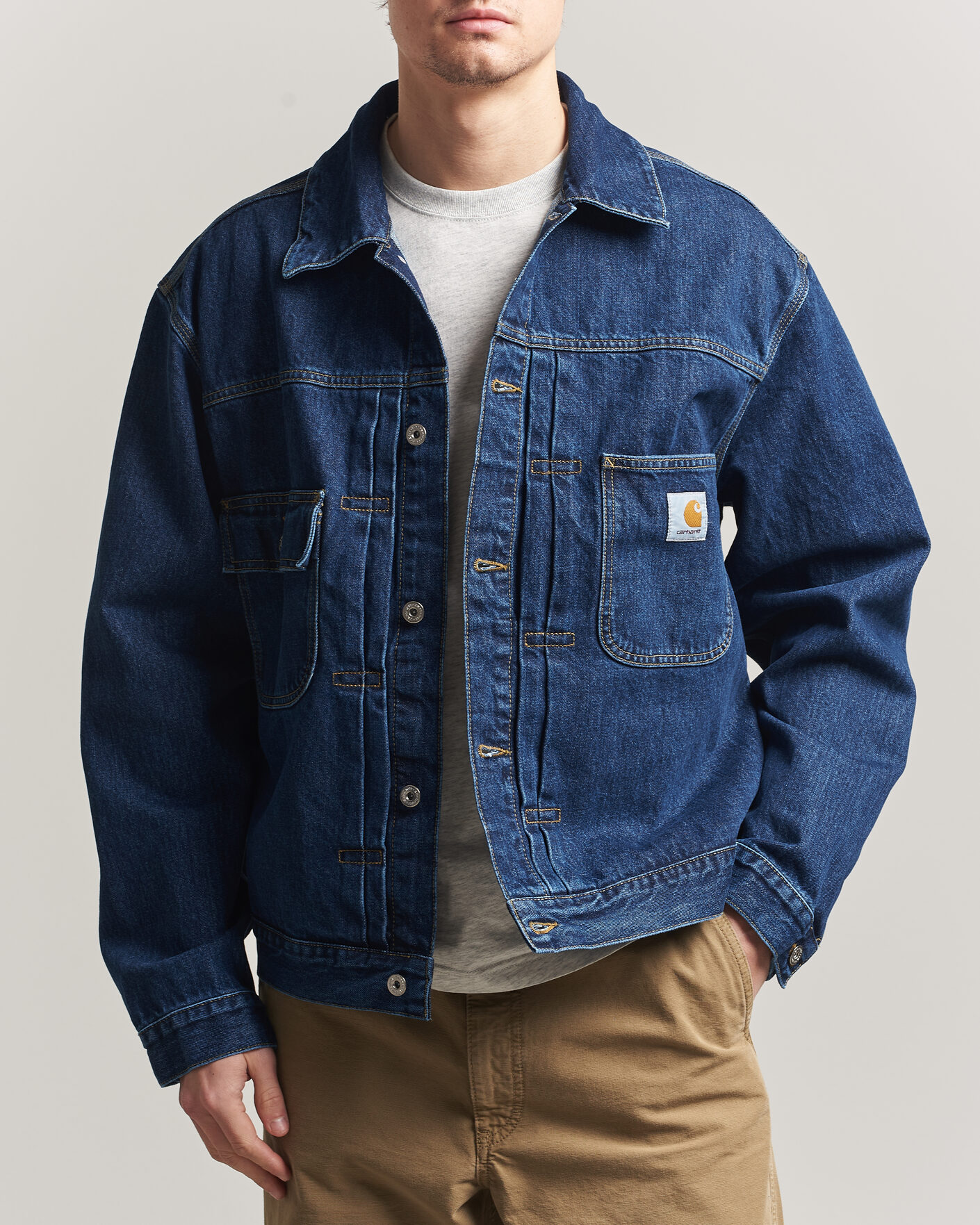 Homme | Manteaux Et Vestes | Carhartt WIP | Belmar Denim Jacket Blue Stone Wash
