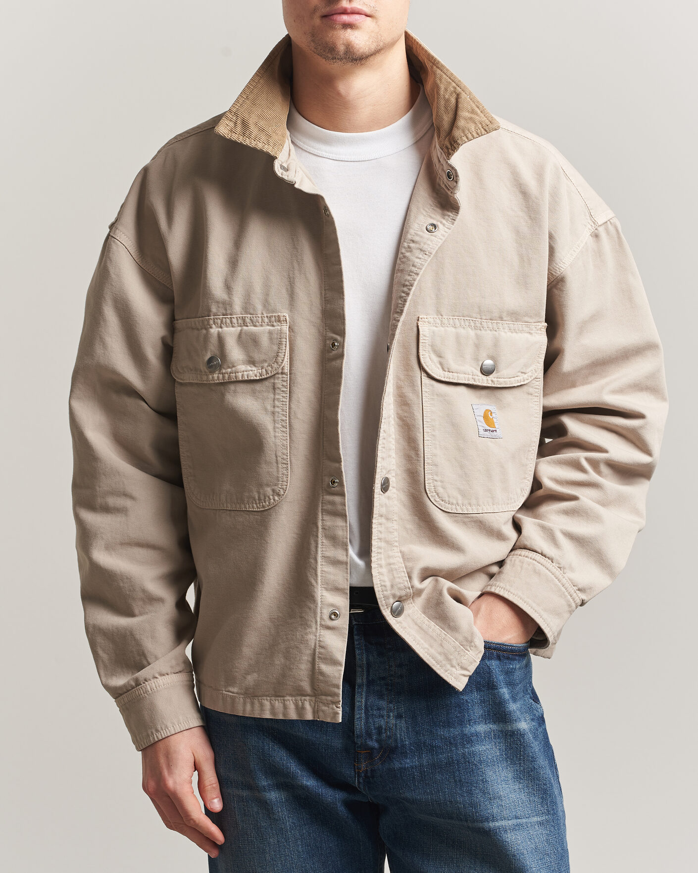 Homme | Manteaux Et Vestes | Carhartt WIP | Prescott Shirt Jacket Beige