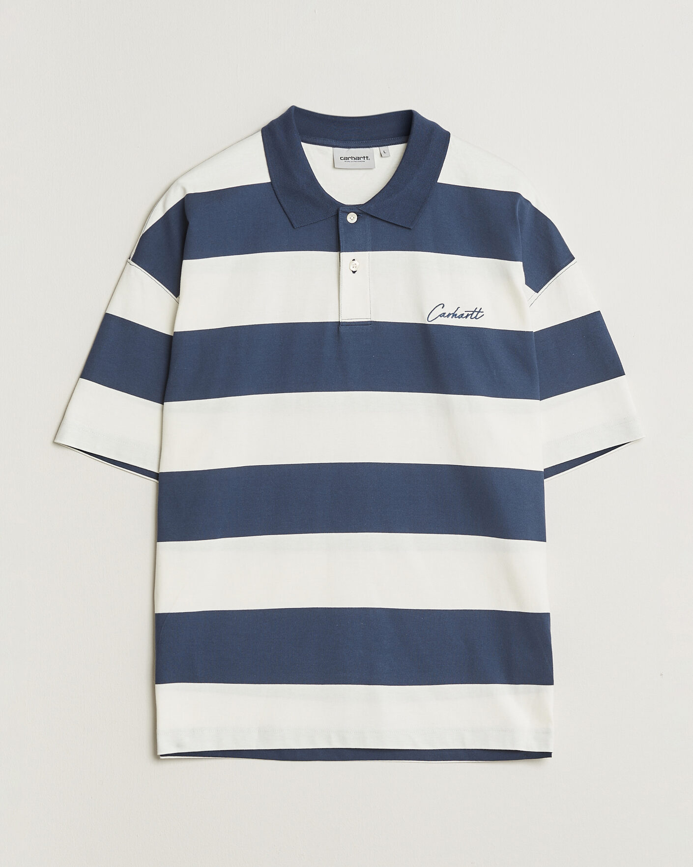 Homme | Polos | Carhartt WIP | Delrey Polo Blue Stripe