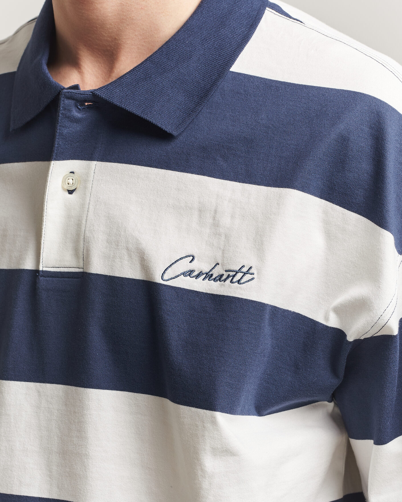 Homme | Polos | Carhartt WIP | Delrey Polo Blue Stripe