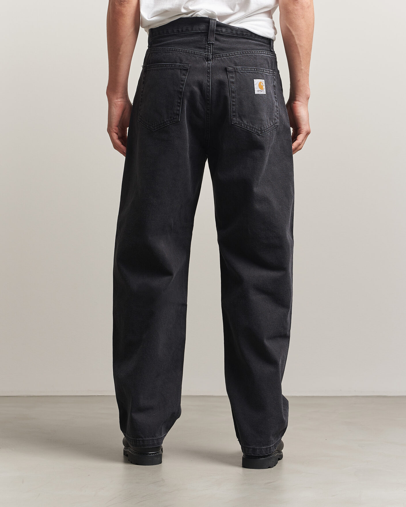Homme | Pantalons | Carhartt WIP | Landon Pant Robertson Denim Black Stone Washed
