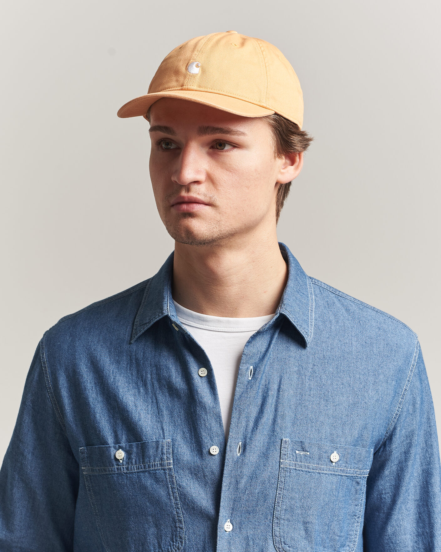 Homme | Bobs Et Casquettes | Carhartt WIP | Madison Logo Cap Gentle Orange
