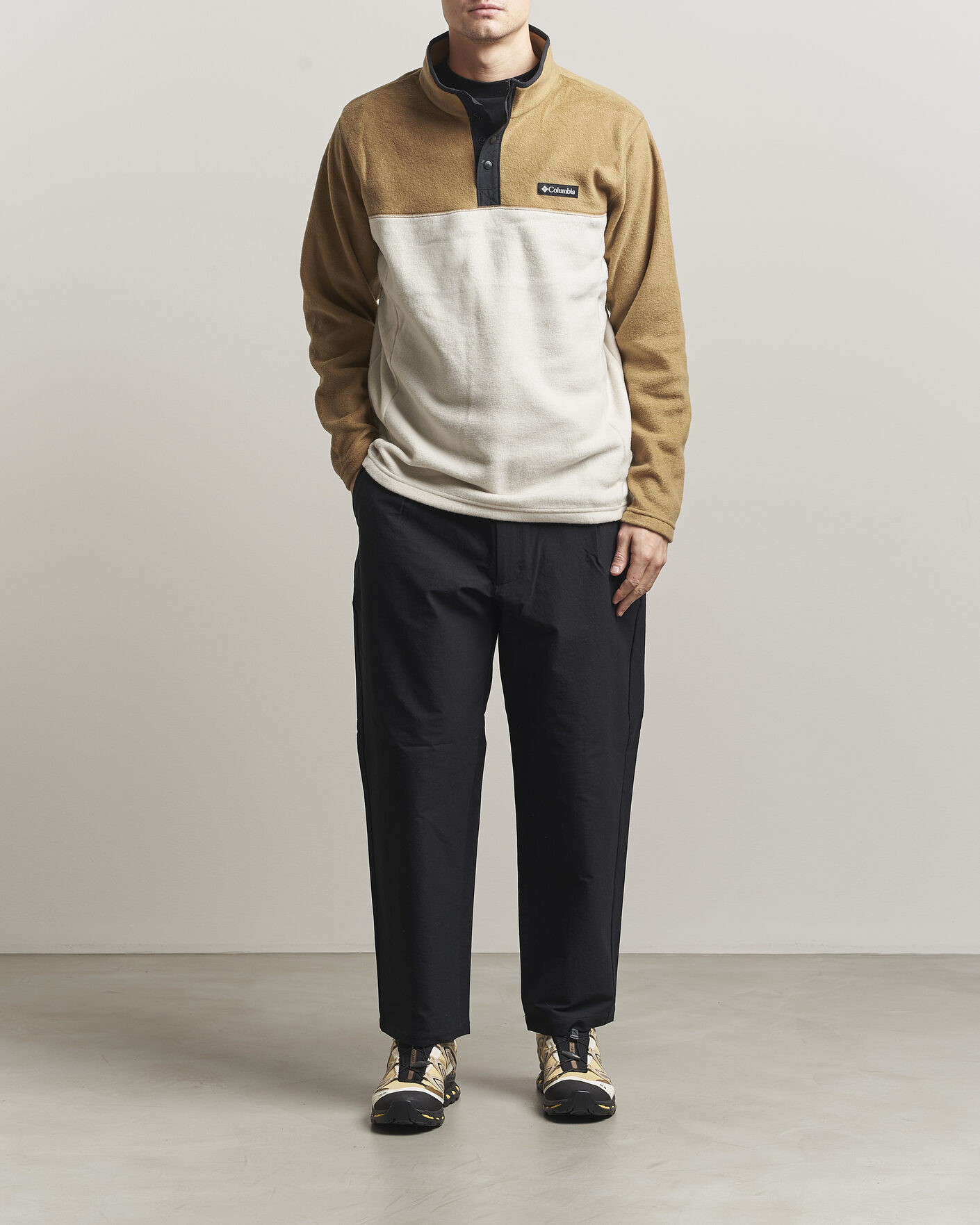 Homme | Pulls Et Tricots | Columbia | Steens Mountain Half Zip 2.0 Fleece Dark Stone/Delta