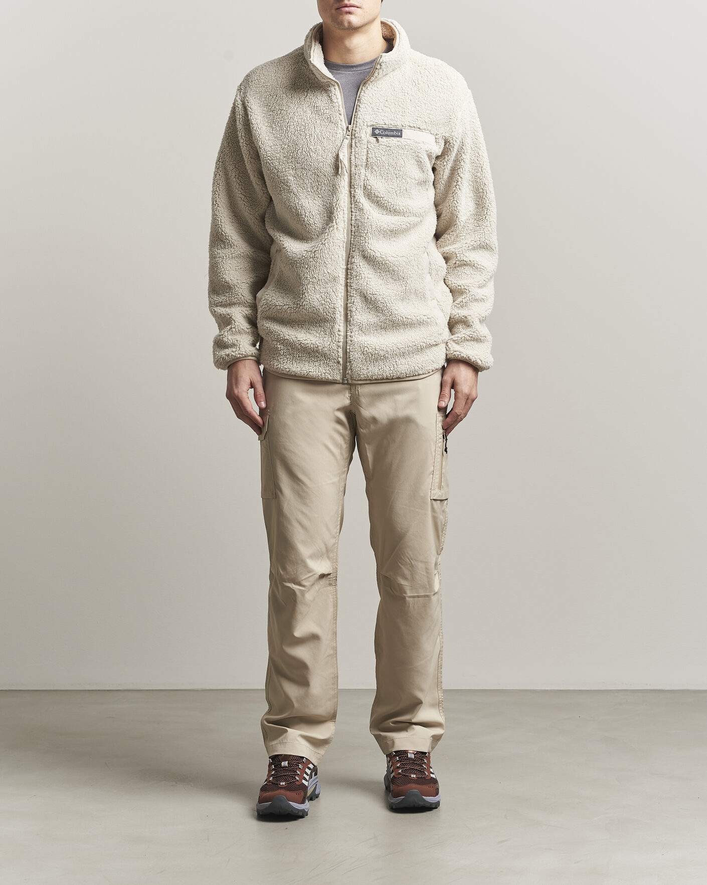 Homme | Pulls Et Tricots | Columbia | Rugged Ridge High Pile Full Zip Dark Stone