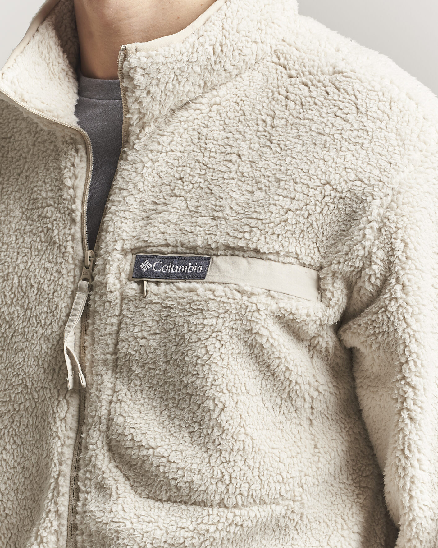 Homme | Pulls Et Tricots | Columbia | Rugged Ridge High Pile Full Zip Dark Stone