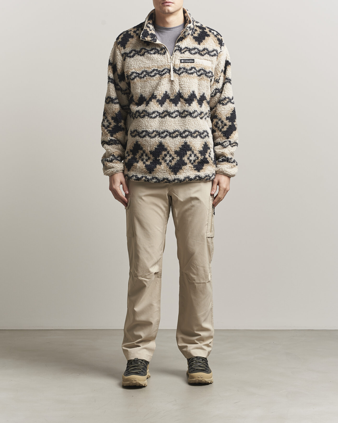 Homme | Pulls Et Tricots | Columbia | Rugged Ridge High Pile Half Zip Dark Stone Knitknot