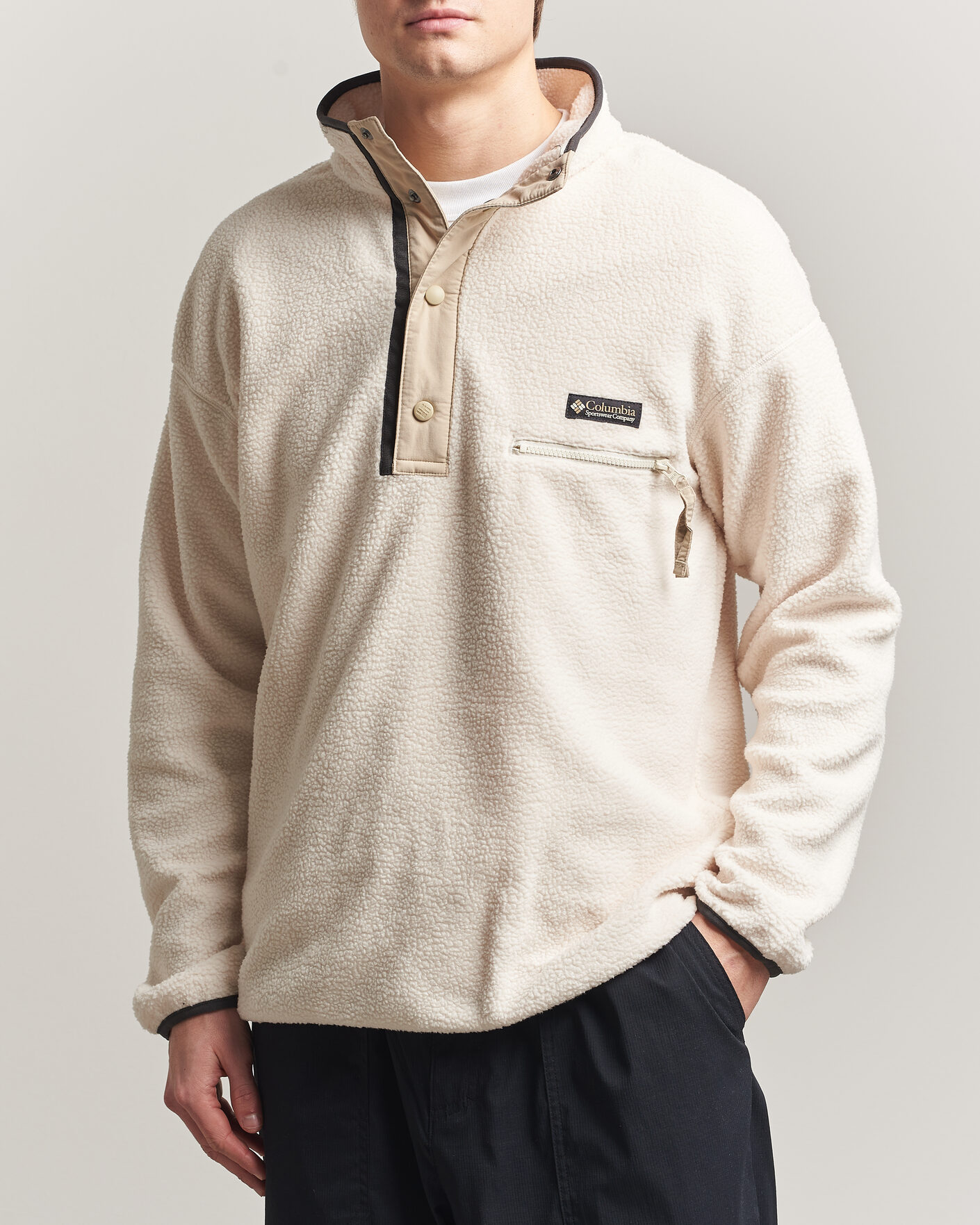 Homme | Pulls Et Tricots | Columbia | Helvetia II Half Snap Fleece Chalk