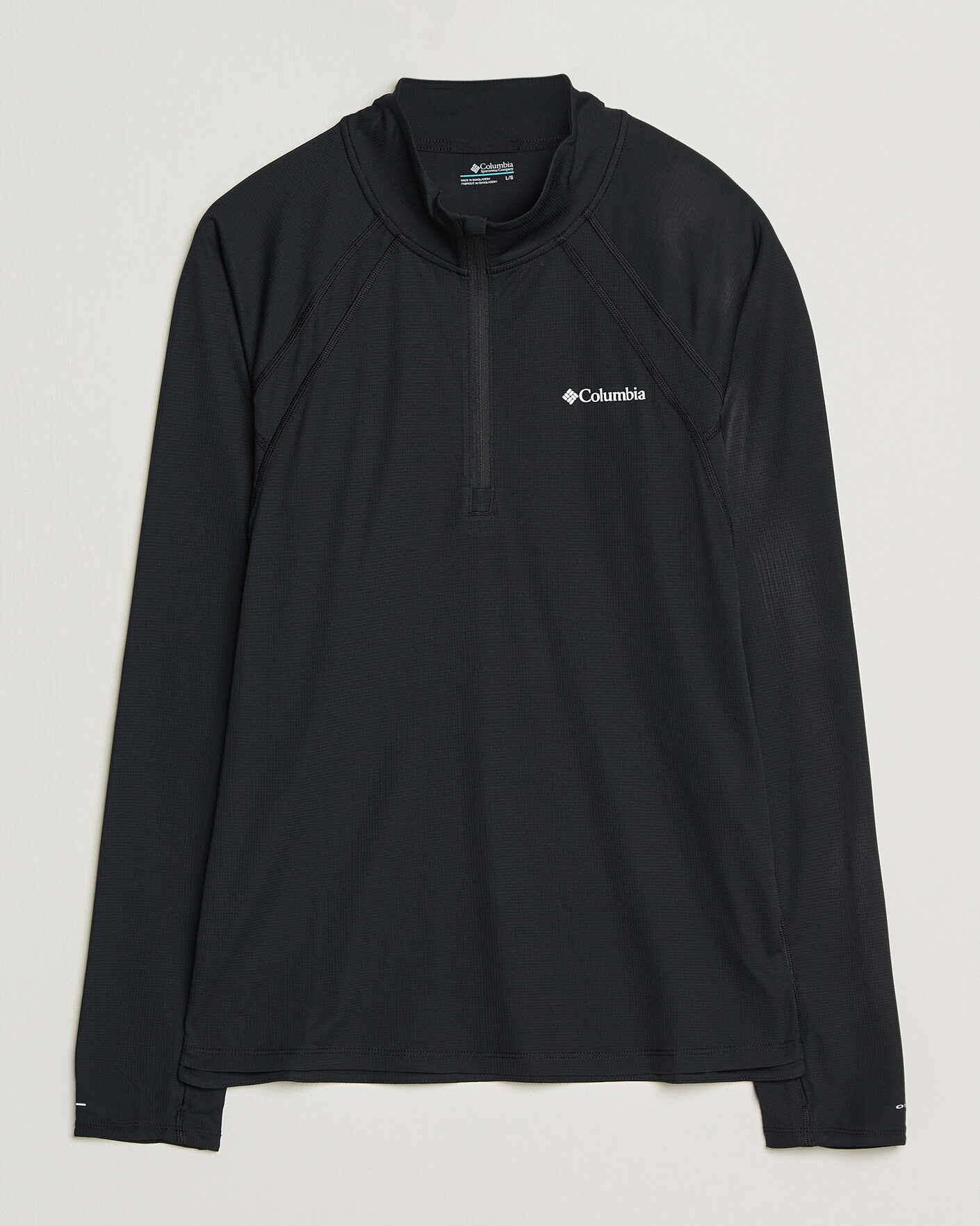 Homme | T-shirts | Columbia | Stealth Spring Half-Zip T-Shirt Black