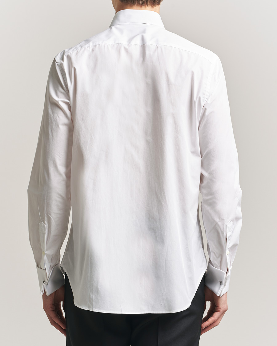 Homme | Chemises | Canali | Classic Black Studs Tuxedo Shirt White