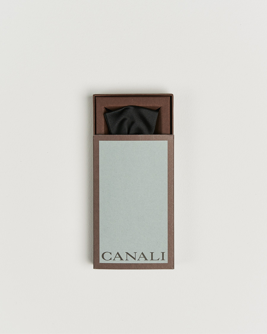 Homme | Nœuds Papillon | Canali | Silk Bow Tie Black