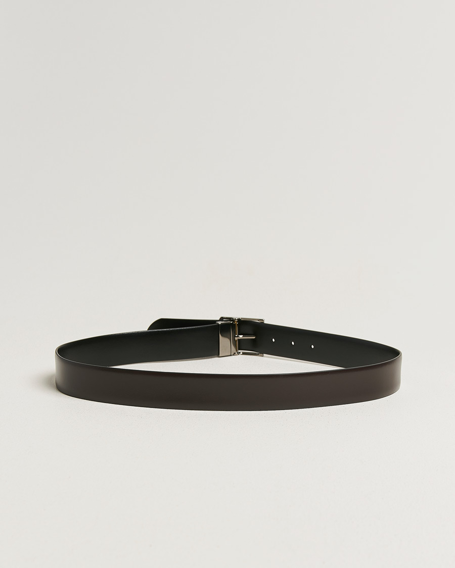 Homme | Ceintures | Canali | Reversible Leather Belt Black/Brown