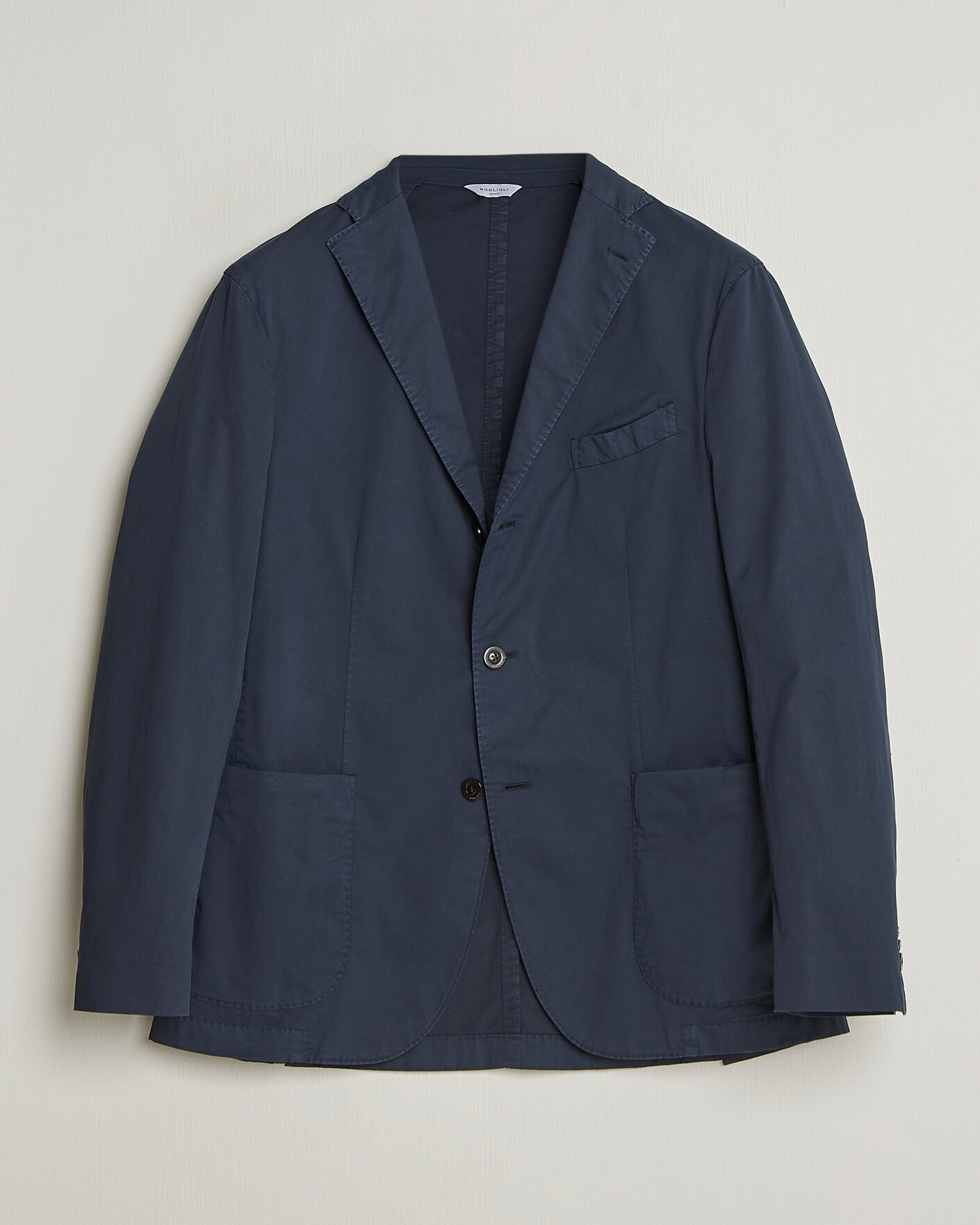 Homme | Blazers | Boglioli | K Jacket Supima Cotton Blazer Navy