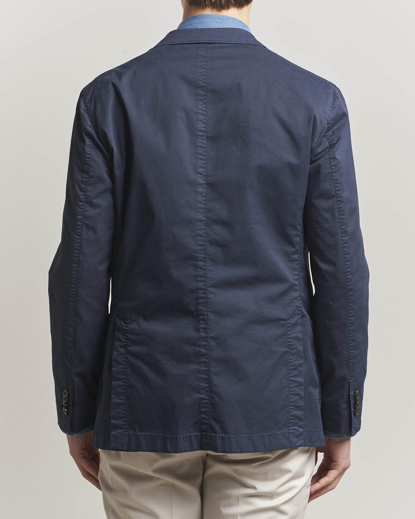 Homme | Blazers | Boglioli | K Jacket Supima Cotton Blazer Navy