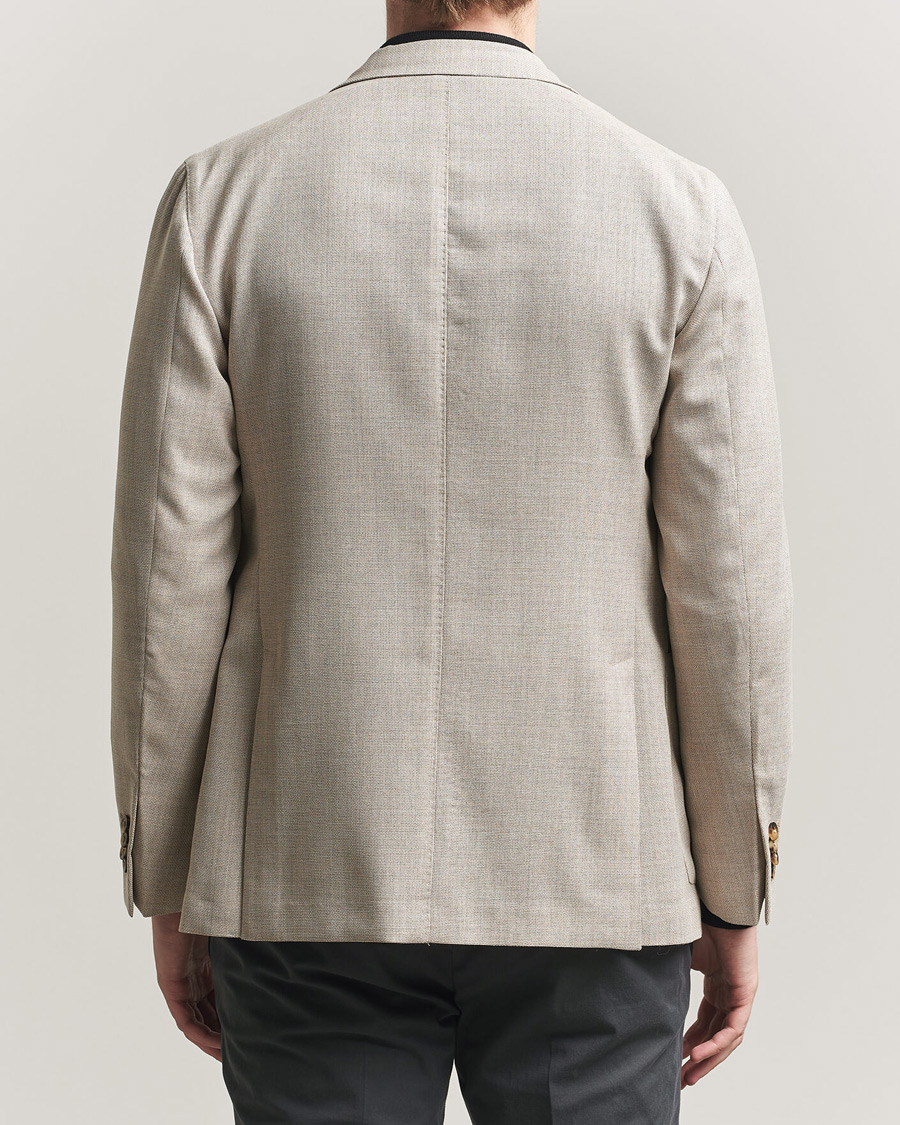 Homme | Blazers | Boglioli | K Jacket Wool Hopsack Blazer Light Beige