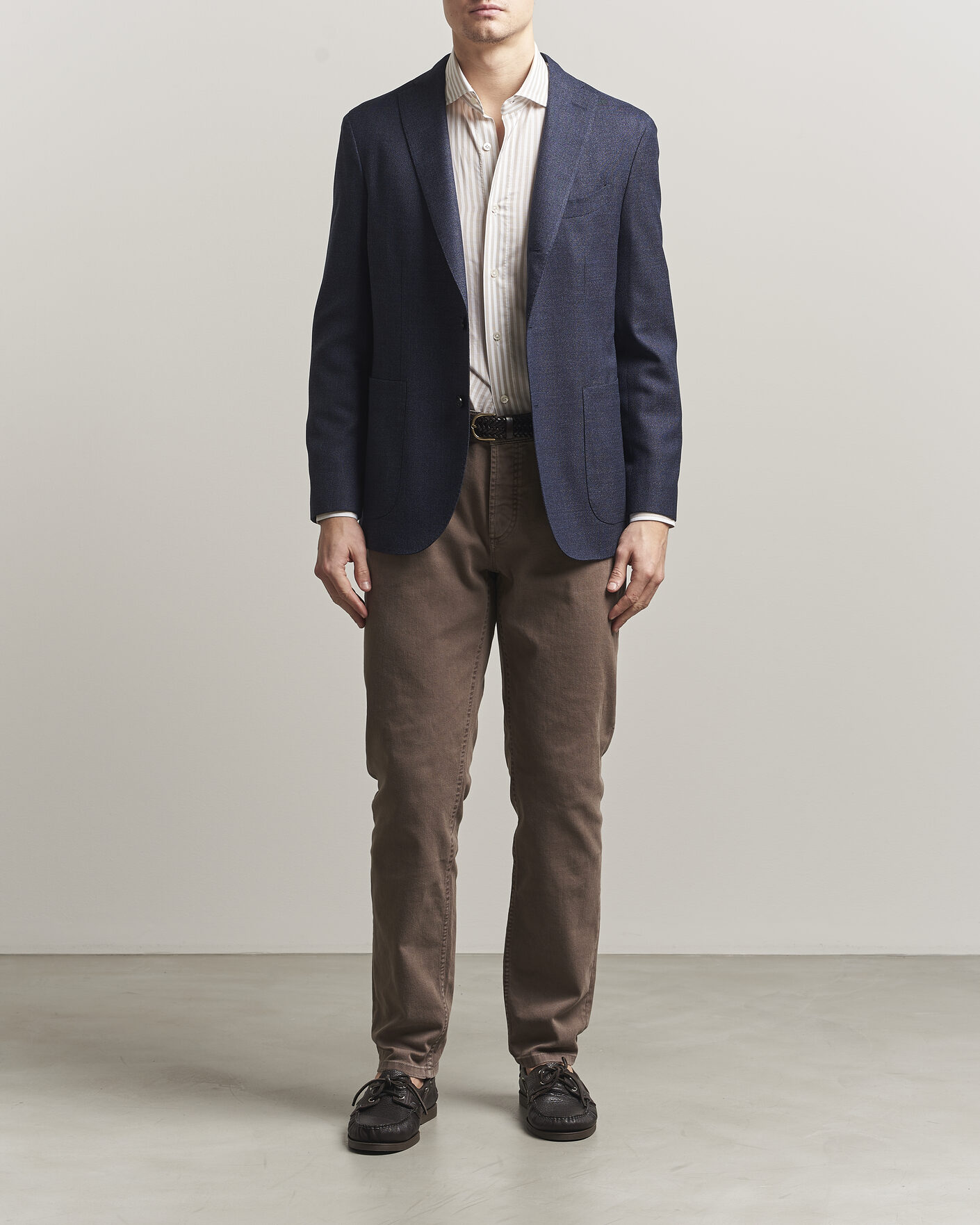 Homme | Blazers | Boglioli | K Jacket Wool Hopsack Blazer Dark Blue