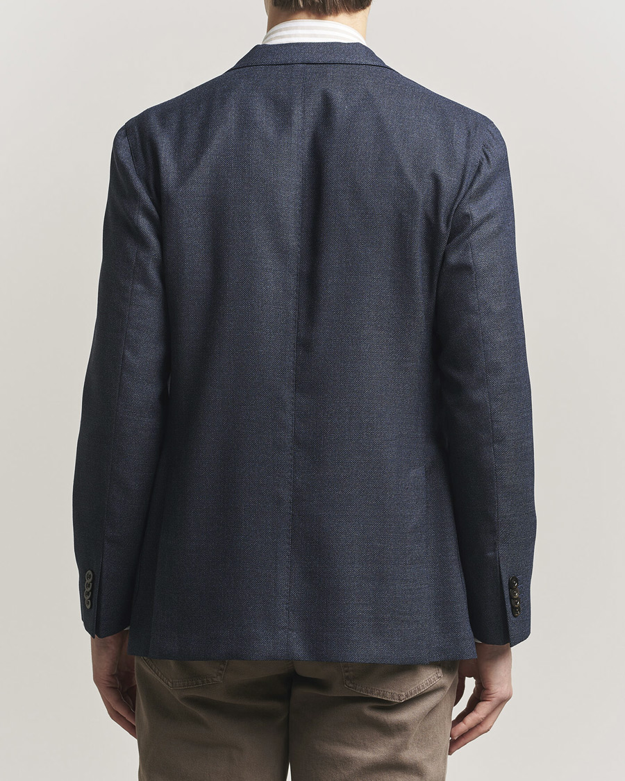 Homme | Blazers | Boglioli | K Jacket Wool Hopsack Blazer Dark Blue