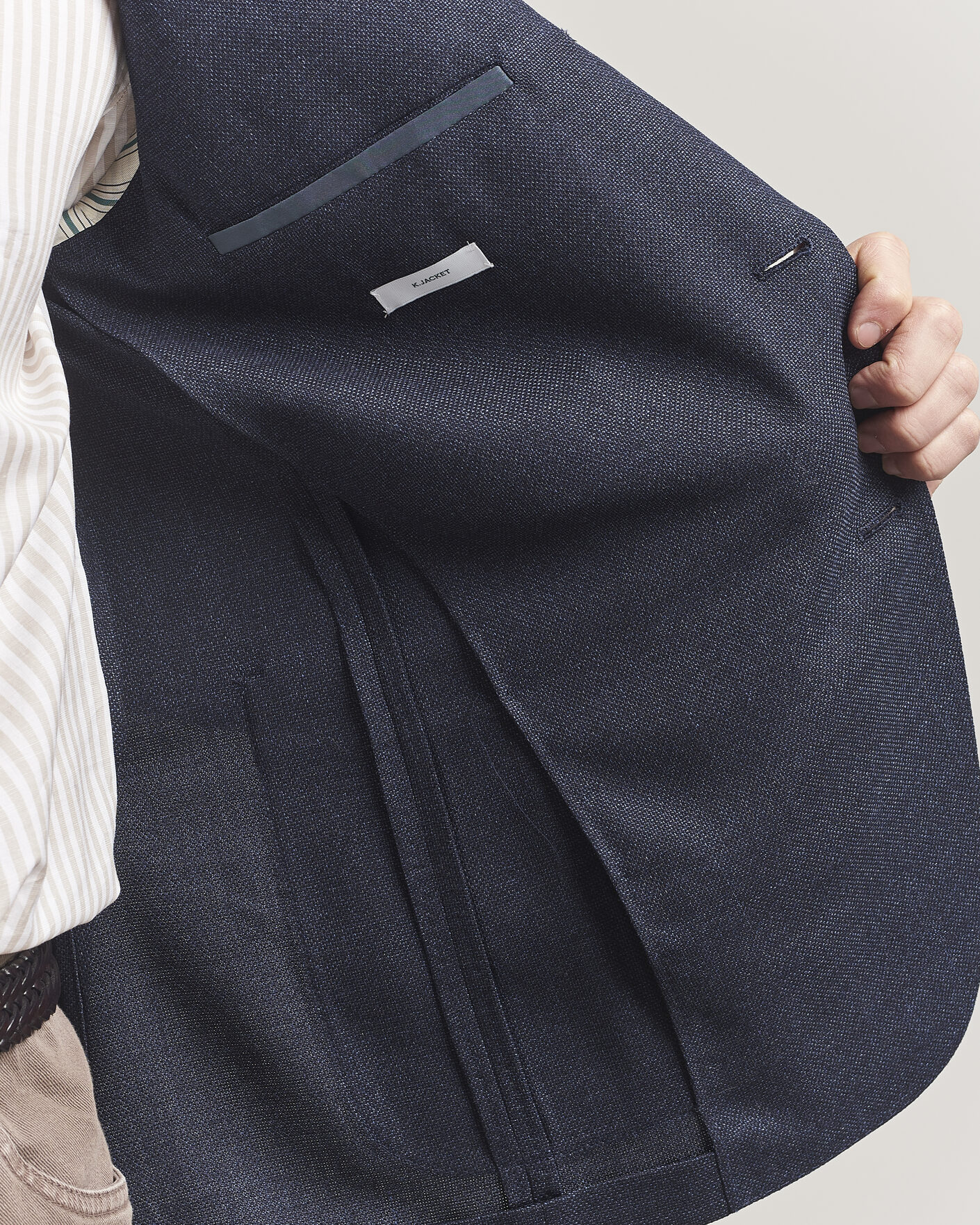 Homme | Blazers | Boglioli | K Jacket Wool Hopsack Blazer Dark Blue