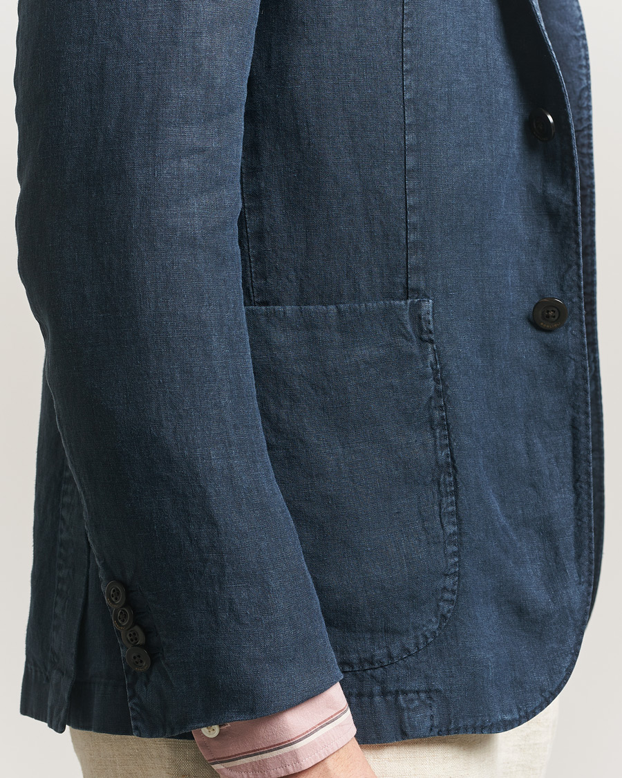 Homme | Blazers | Boglioli | K Jacket Linen Blazer Navy