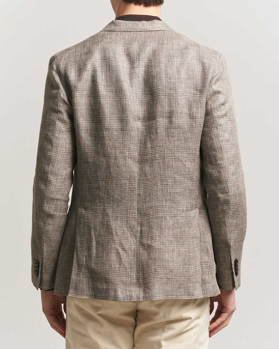 Homme | Blazers | Boglioli | K Jacket Prince Of Wales Blazer Taupe