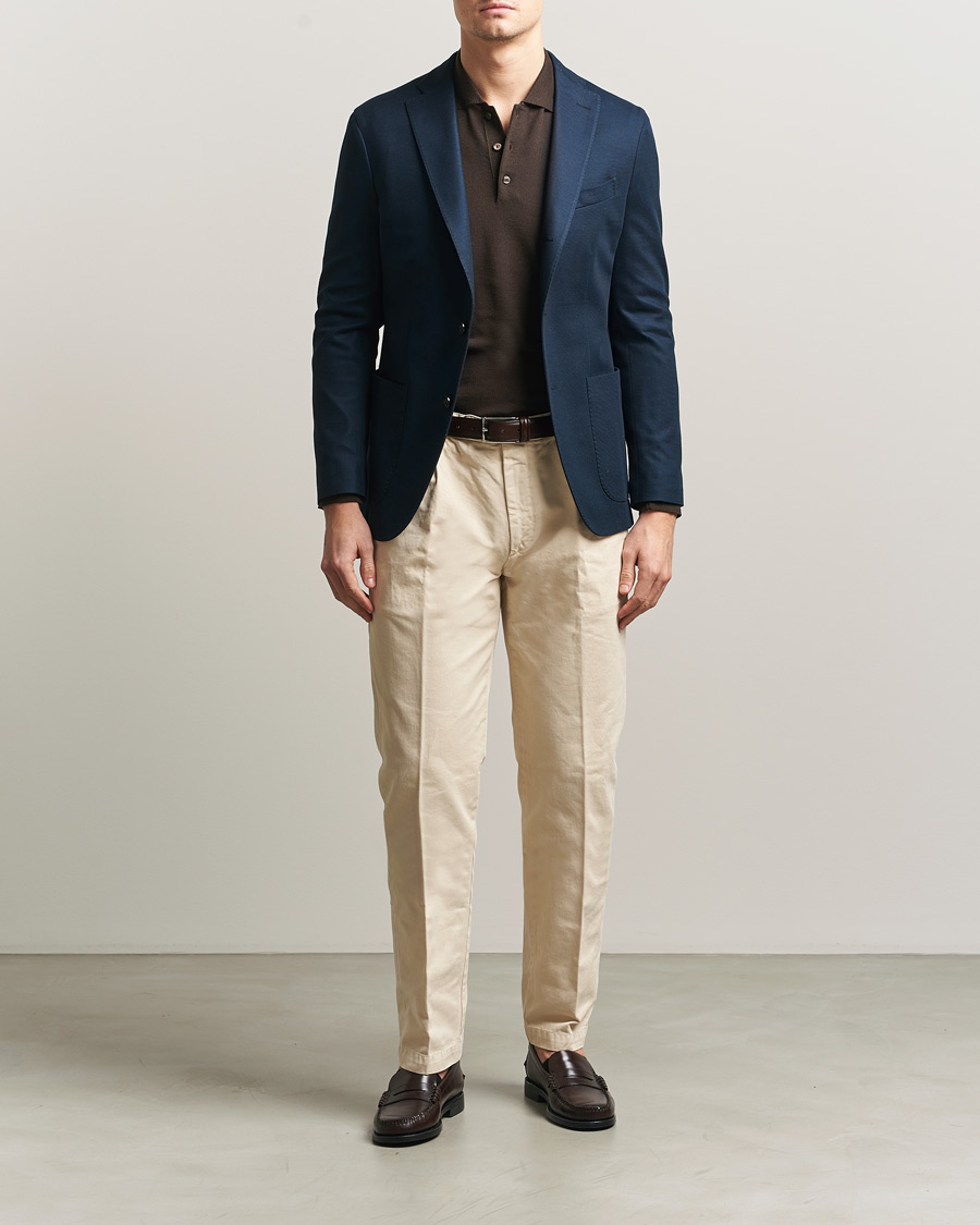 Homme | Blazers | Boglioli | K Jacket Jersey Blazer Navy