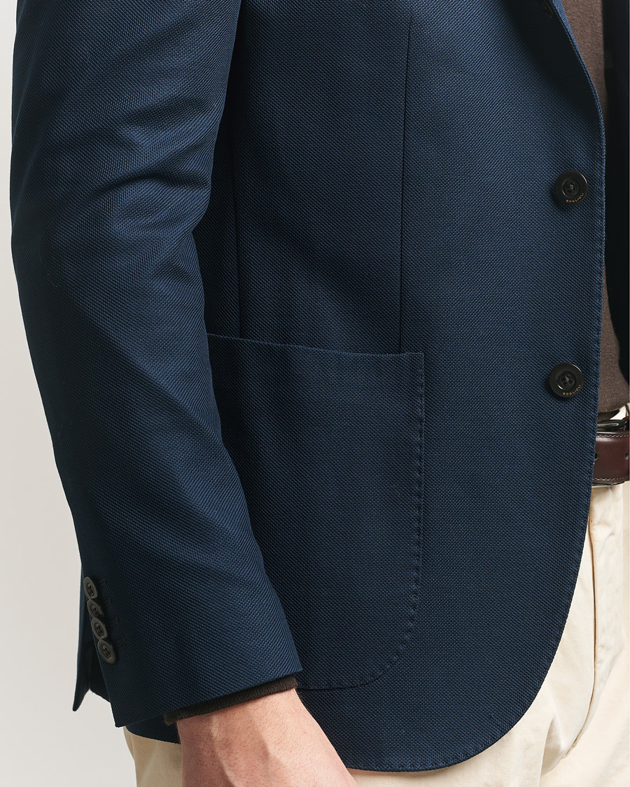 Homme | Blazers | Boglioli | K Jacket Jersey Blazer Navy