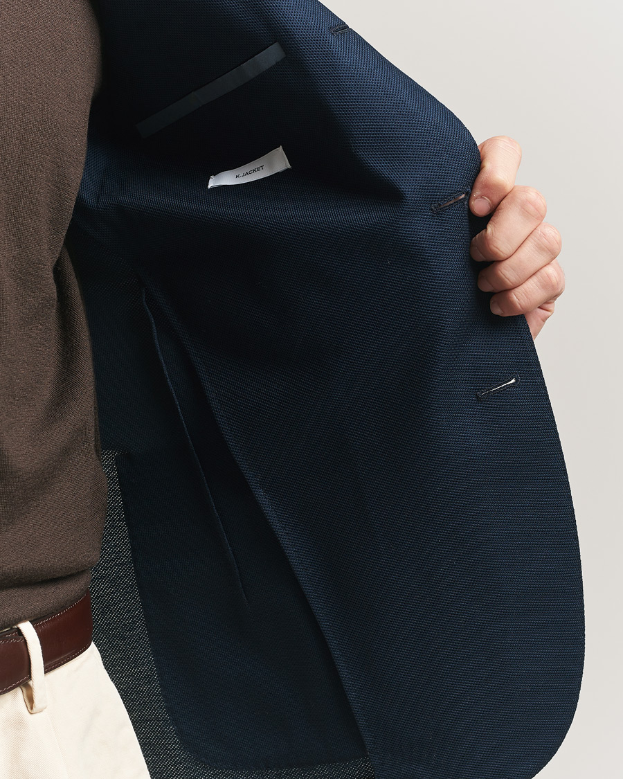 Homme | Blazers | Boglioli | K Jacket Jersey Blazer Navy