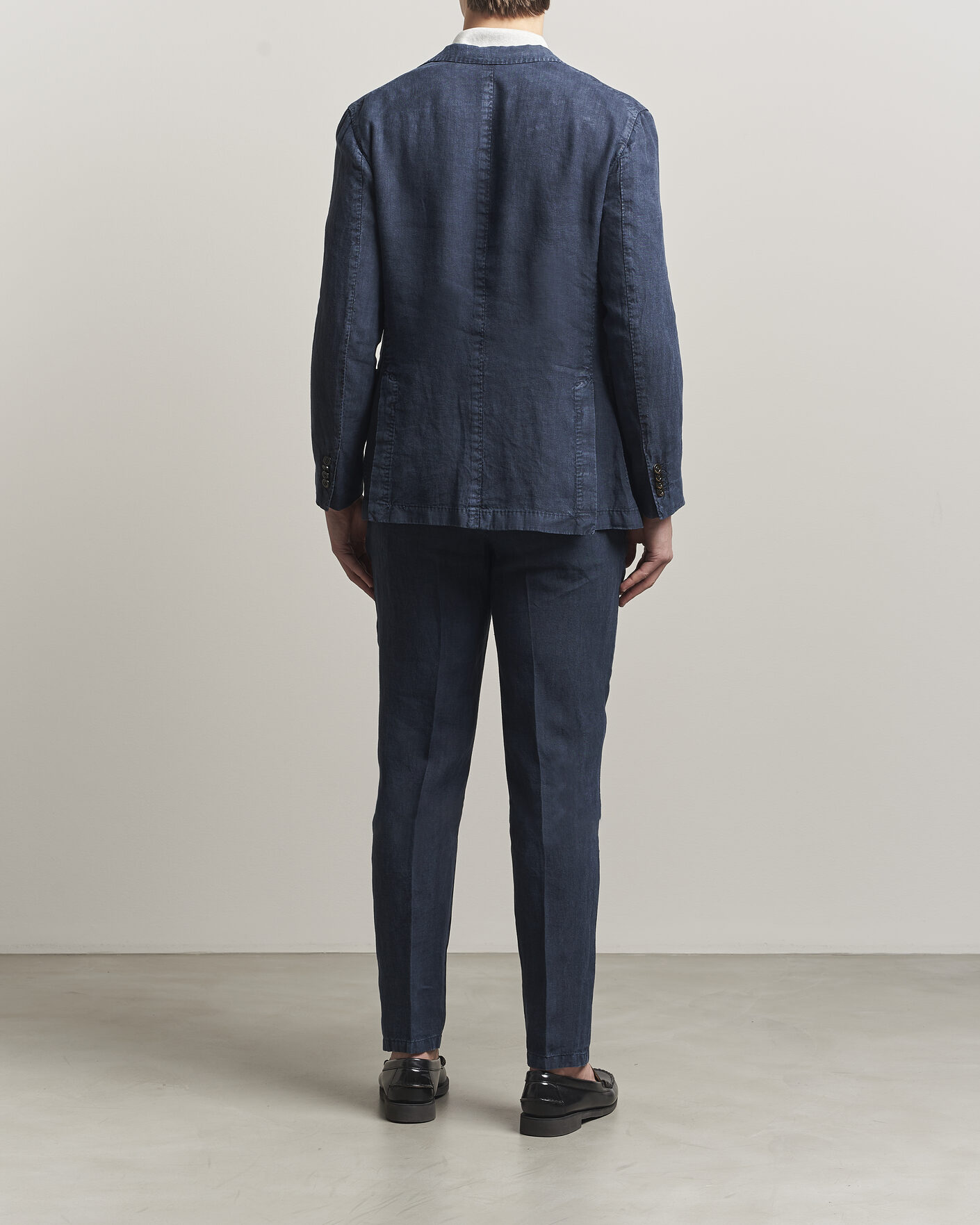 Homme | Costumes | Boglioli | K Jacket Linen Suit Navy
