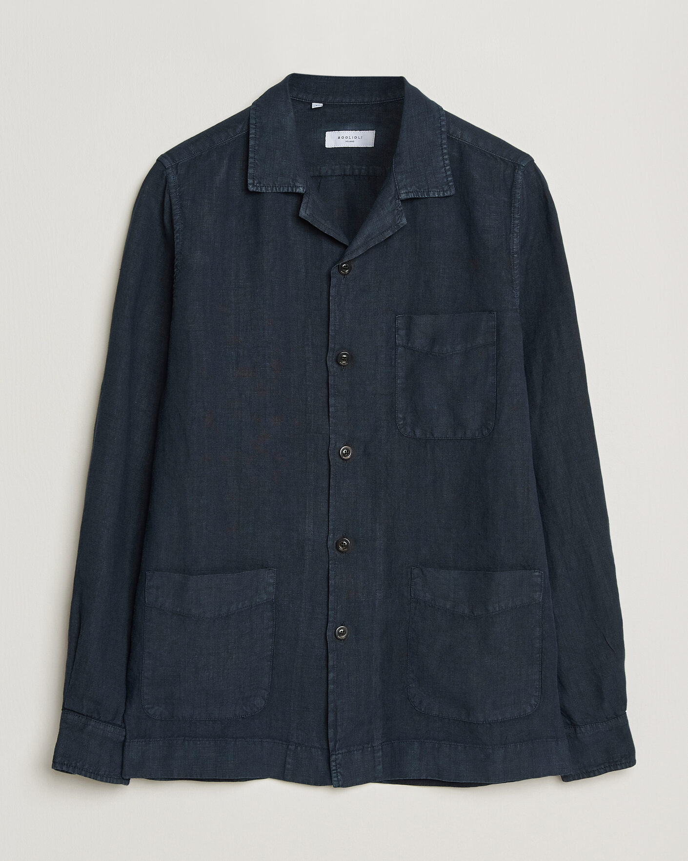 Homme | Manteaux Et Vestes | Boglioli | Linen Painter Jacket Navy