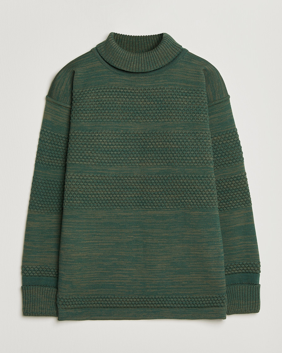 Homme | Pulls Et Tricots | S.N.S. Herning | Fisherman Sweater Natural Machine Green