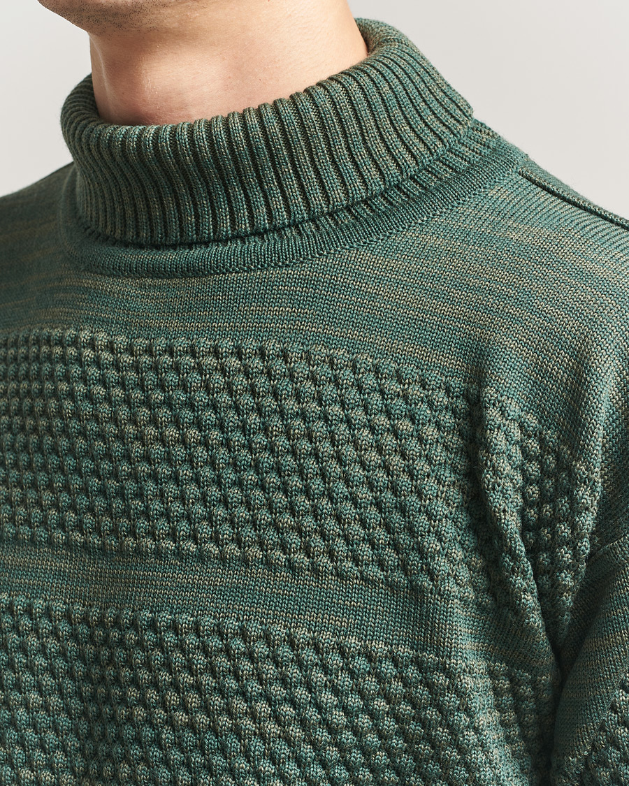 Homme | Pulls Et Tricots | S.N.S. Herning | Fisherman Sweater Natural Machine Green