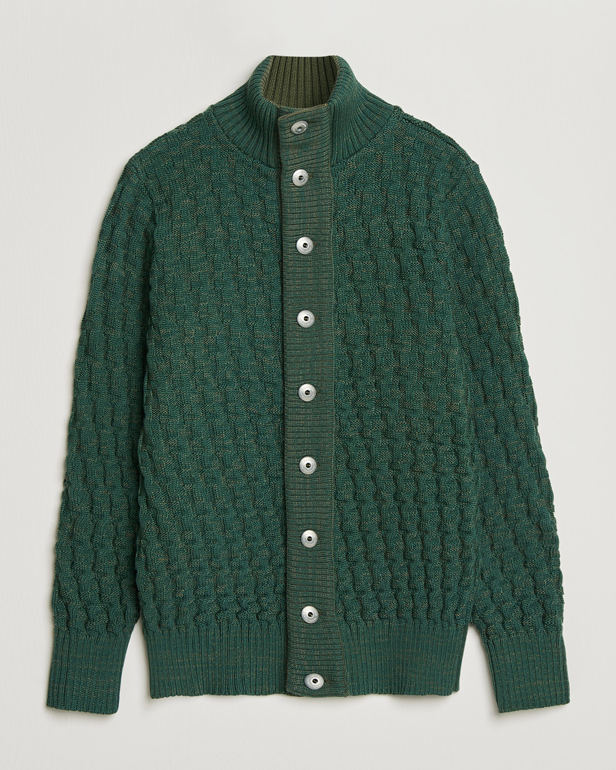 Homme | Pulls Et Tricots | S.N.S. Herning | Stark Cardigan Machine Green