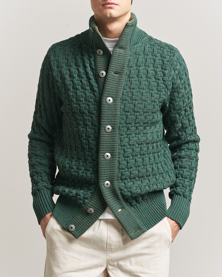Homme | Pulls Et Tricots | S.N.S. Herning | Stark Cardigan Machine Green